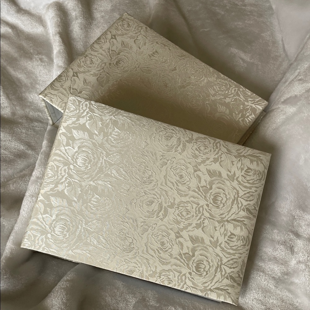 Floral Embossed Wedding Albums Set -2